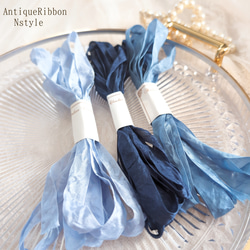 フランスアンティーク シルク・リボン 腕章 プルミエコミニョン