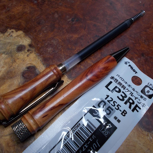 ジュースアップも対応可 チューリップウッドのボールペン！ 手作り品