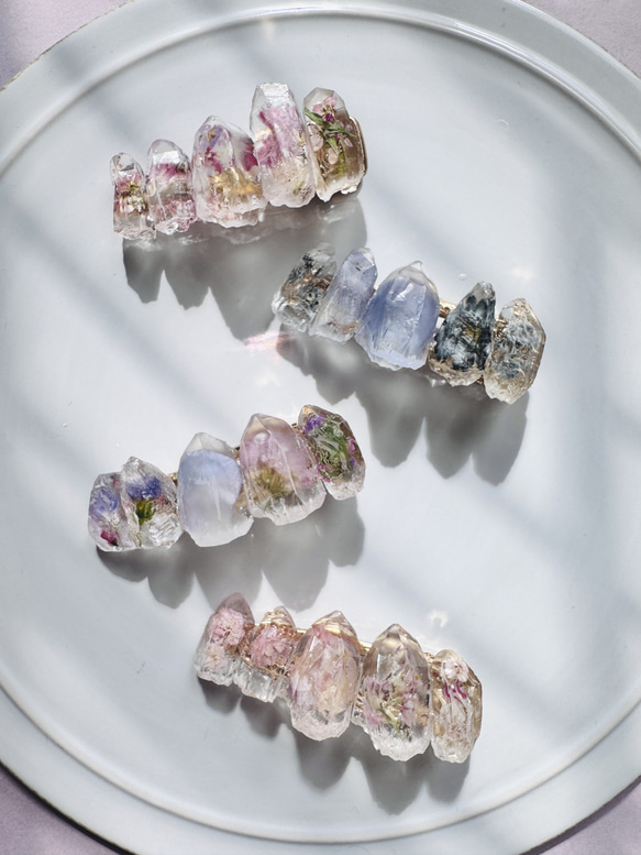 No.33】レジン ヘアゴム マグネット ドライフラワー パイナップルNo.33