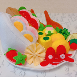 再販［受注製作］ホットケーキセット フェルト、おままごと