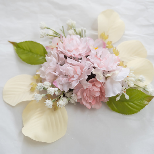 ショートヘアーやベリーショートの花嫁様に】桜(さくら)の ショートヘアーやベリーショートの花嫁様に】桜(さくら)の