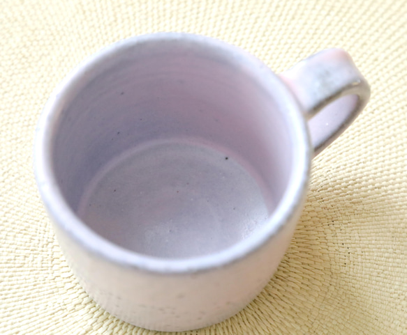 黒御影土と桜花釉のマグカップ 5枚目の画像