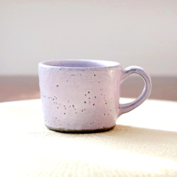 黒御影土と桜花釉のマグカップ 1枚目の画像