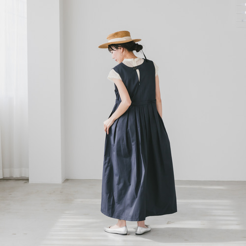 フォーマルに◎フレンチAラインのロングワンピース【着丈選べる