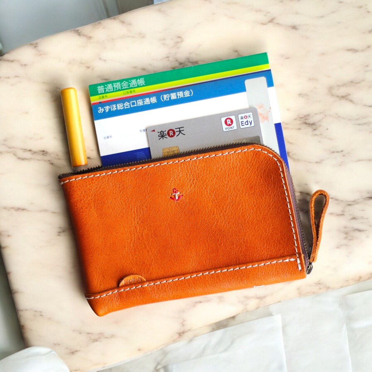 トゥーノ｜レザー通帳ケース【革6色】無料の糸＆刺繍カスタム・有料名入れ｜通帳4冊・カード・印鑑を一括収納｜g-21