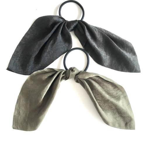 シフォンリボン ヘアゴム ヘアリボン ヘアゴム accessory☆Noa 通販