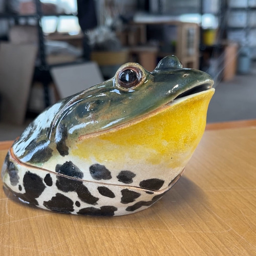 ウシガエル香炉 その他インテリア雑貨 蛙骨 通販 11730865｜Creema