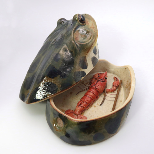 蛙 カエル 香炉（1739年 現・鹿児島県にて製作）稀少珍品 骨董品