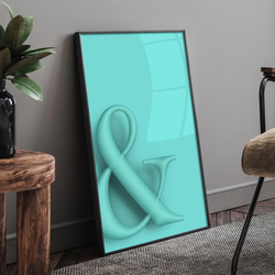 インテリア アート ポスター】オシャレ Tiffany Blue 飾り アート