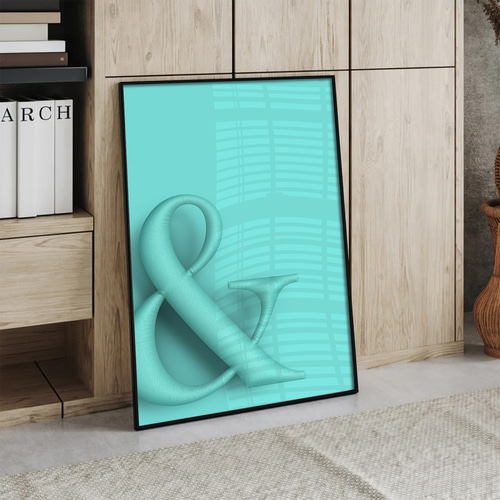 インテリア アート ポスター】オシャレ Tiffany Blue 飾り アート