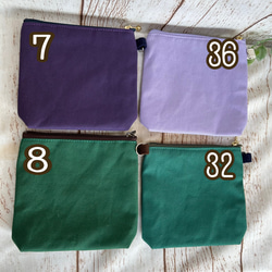 ポケット5室　帆布　長財布も入るバックインバック　ショルダー可能　生成り色×大人の帆布ドライグレー15番全40色 19枚目の画像