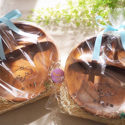 名入れ食器★アカシアプレート★出産祝い 誕生日プレゼント 節句祝いなどに★ 名入れ食器☆アカシアプレート☆出産祝い 誕生日プレゼント 節句