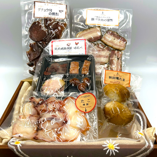 母の日ギフト2025〖家飲みおつまみに便利！〗たこ燻製入り秋田地