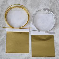 人気♡水引6本×金箔シート×2 成人式 髪飾り 卒業式 ウェディング 振袖