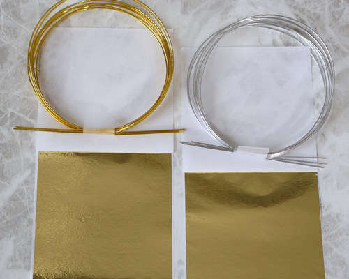 人気♡水引6本×金箔シート×2 成人式 髪飾り 卒業式 ウェディング 振袖