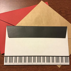 ピアノレターセット　定形郵便サイズ 4枚目の画像