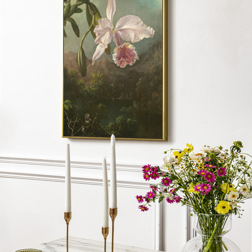 絵画　花 絵画 インテリア 「風花 ～kazahana～」 冬 玄関 風水 運気