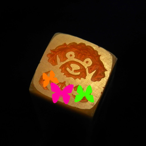 トイプードルのはんこ3 石のはんこ 篆刻 犬 はんこ・スタンプ 石の