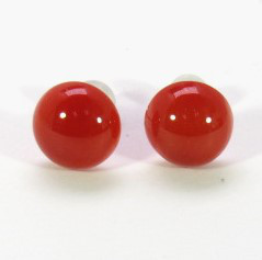 土佐の宝石珊瑚　ピアス　 さんご　レデイース　アクセサリ－ジュエリ－　イヤリング・ノンホールピアス　No－01251