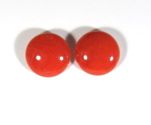 宝石珊瑚　さんご　ピアス　ア クセサリ－・ジュエリ－　両耳ピアス　No－01239