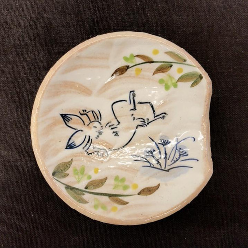 清水焼】鳥獣戯画 豆皿箸置き5客セット 箸・箸置き あかね屋 通販