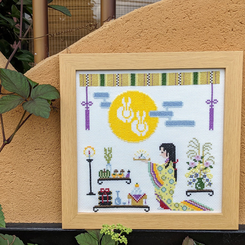 正方形 白木 木製フレーム : 20cm×20cm】 壁掛けラック