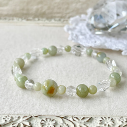 珍しい猫の天珠　クィーンコンクシェル回文殊と合わせたブレスレット素敵な逸品 c0845a12f2b5e0d4c5d42c70bac01e