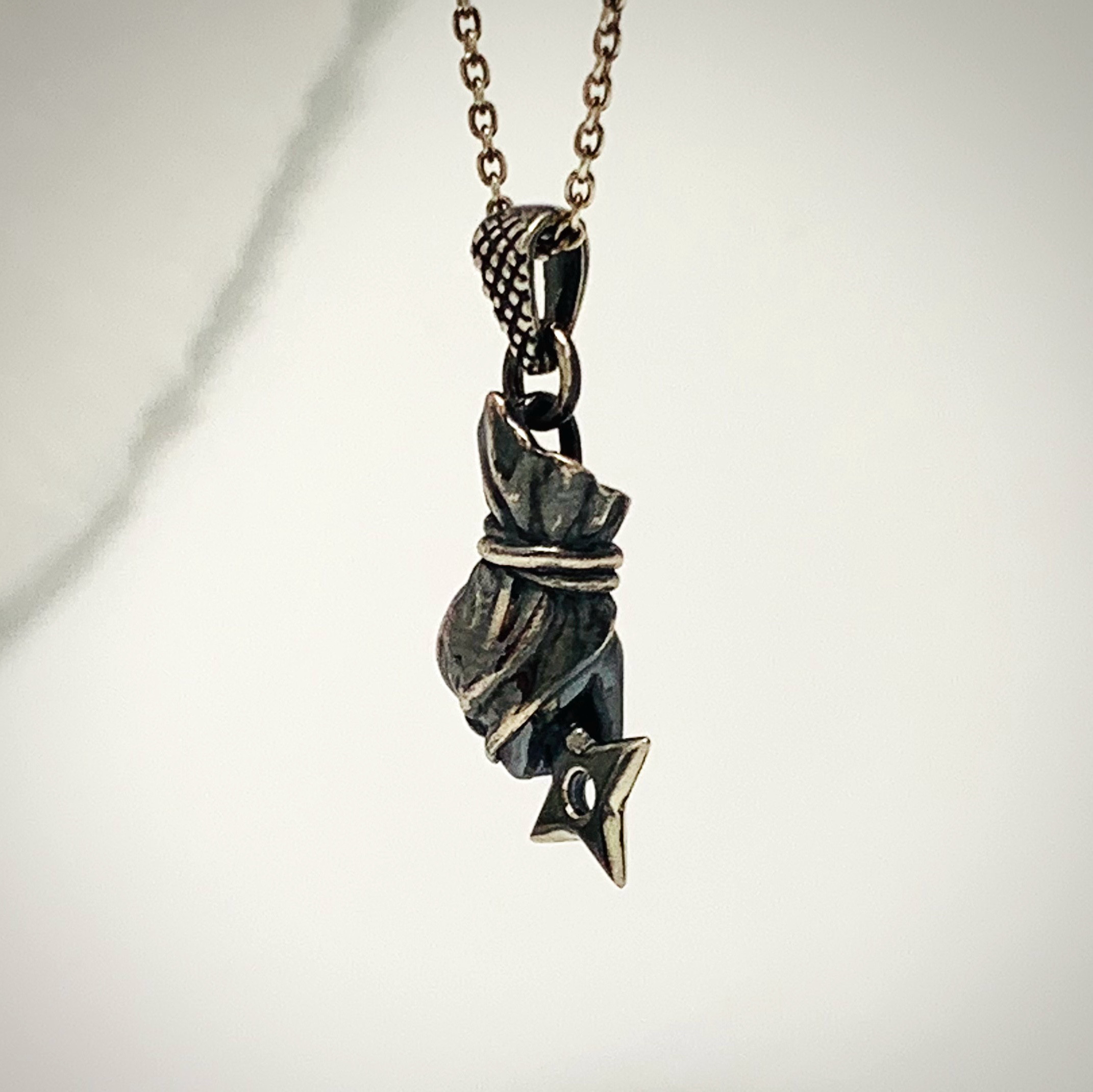 忍の籠手 ペンダント【 手裏剣 】 〜sv925〜