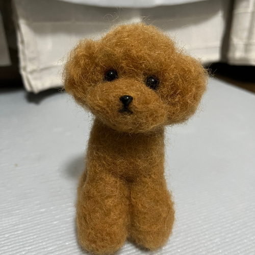 人気❤︎【受注製作】♡羊毛フェルト トイプードル ノーマル