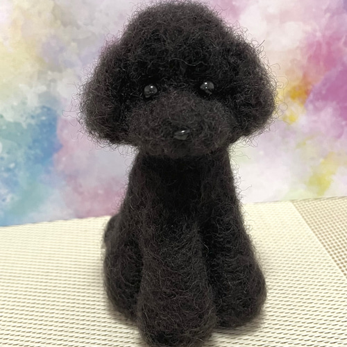人気❤︎【受注製作】♡羊毛フェルト トイプードル ノーマル