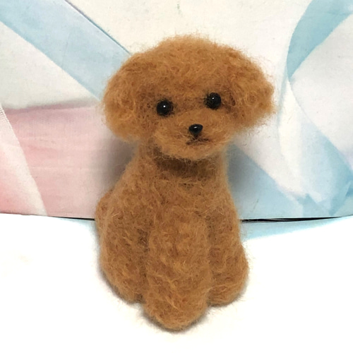 人気❤︎【受注製作】♡羊毛フェルト トイプードル ノーマルサイズ