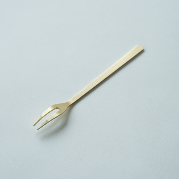 ヒメフォーク/真鍮　minimal fork <hime> / brass 5枚目の画像