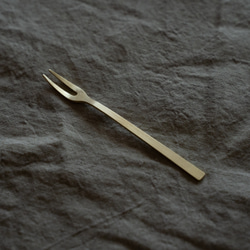 ヒメフォーク/真鍮　minimal fork <hime> / brass 8枚目の画像