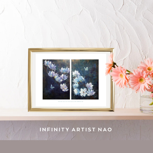 飾るお守り｜蝶】バタフライ 絵 インテリア 壁 玄関 リビング アート