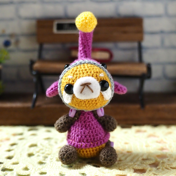 【訂做】安康魚 Kigurumi 坐式 Amigurumi 吊飾【裡面有 19 種動物】 第5張的照片