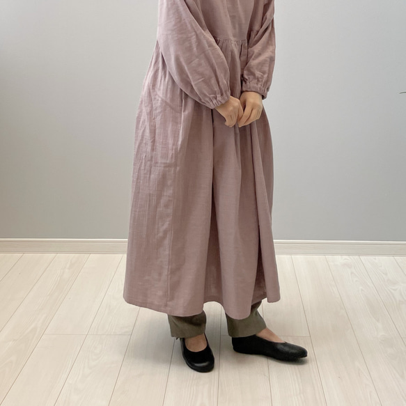 アンダードレスパンツ。薄カーキ。ダブルガーゼ。フリーサイズ。【即納】 8枚目の画像