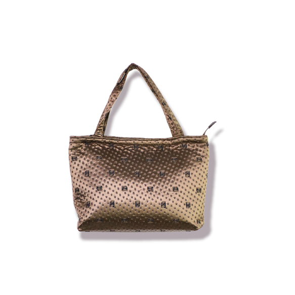 チョコレートブラウン色がかわいい◎お出かけハンドバッグ 2枚目の画像