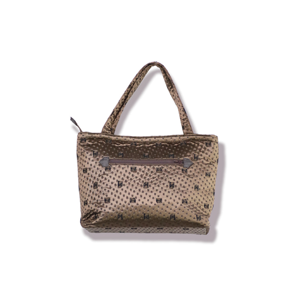 チョコレートブラウン色がかわいい◎お出かけハンドバッグ 1枚目の画像