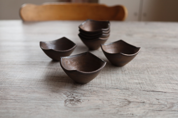 銅釉スクエアbowl SS 1枚目の画像