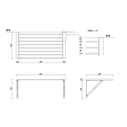 HOLDING TOWEL HANGER　/ タオルハンガー 10枚目の画像