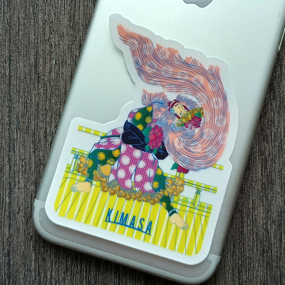 浮世絵 歌舞伎の見栄 ステッカー シール・ステッカー KIMASA 通販