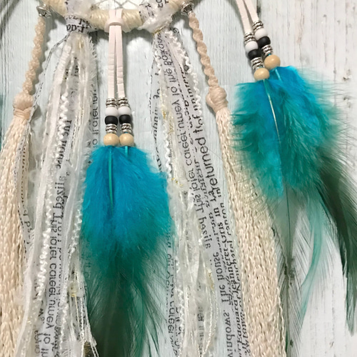 天然石のドリームキャッチャー （♢受注製作） その他インテリア雑貨