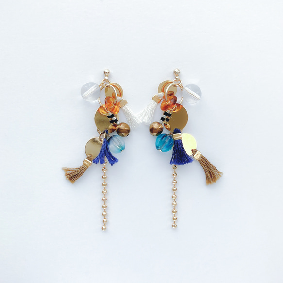 EARRING:「12℃」 散歩 イヤリング・ノンホールピアス OShiO 通販