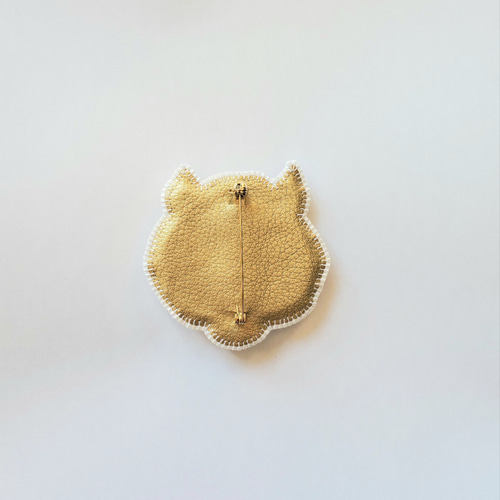 手作りキット☆虎さんビーズ刺繍ブローチ☆ハローサーカス キット まり