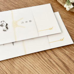 【1枚120円】御車代 御礼 封筒　（白/トレーシングペーパーあり） 3枚目の画像