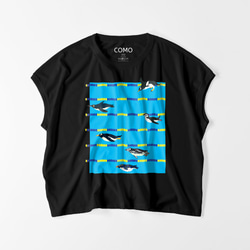 【受注制作】オーバーサイズTシャツ《ペンギンレース》 5枚目の画像