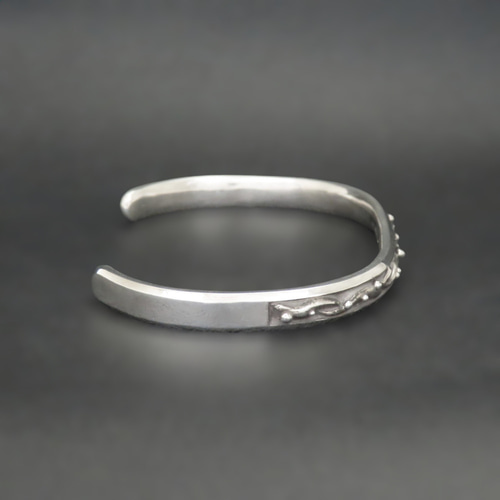 唐草バングル シルバー925 【刻印無料】 唐草 唐草模様