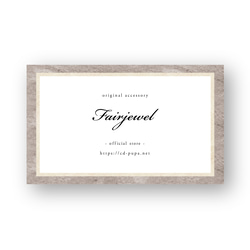 アクセサリー台紙 名刺 ショップカード 制作いたします | 上質きれいな