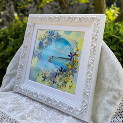 押し花アート額2点おまとめ 押し花アート額2点おまとめ 押し花アート額2点おまとめ