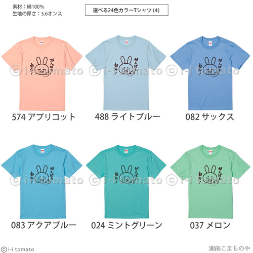 がんばれ自分！Tシャツ 大きいサイズXXL・XXXL 選べる24カラー
